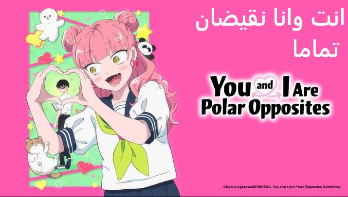 انمي انت وانا نقيضان تماما مدبلج